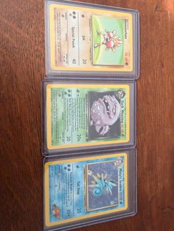 Vintage pokemon cards