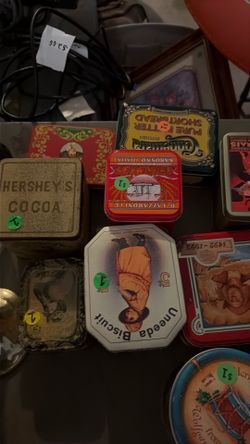 Vintage tins