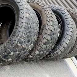 (4) 35×12.50R20L.T 