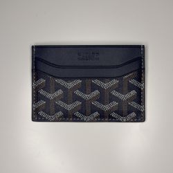 Goyard Card Holder Navy blue