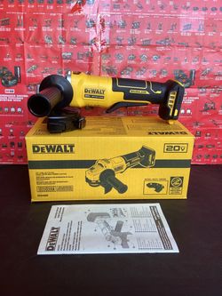 DEWALT 20V MAX CORDLESS BRUSHLESS 4-1/2-IN. ANGLE GRINDER WITH PADDLE SWITCH ( TOOL ONLY )