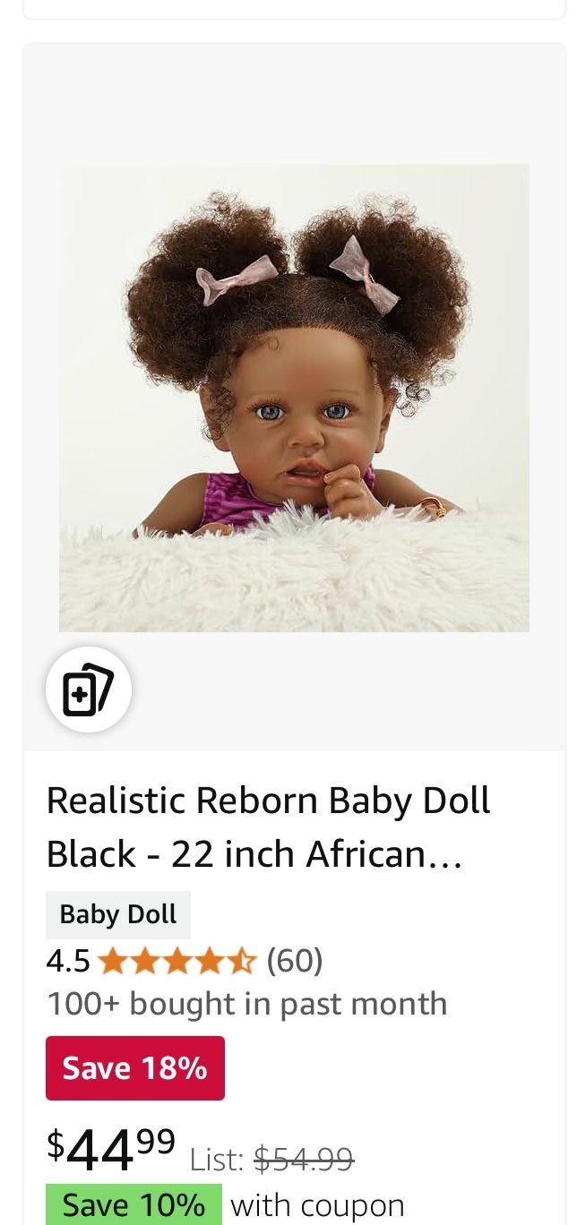 Realistic Baby Doll