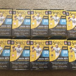 2020 - Panini Select Football Hanger Box Factory Sealed Lot Of 10 🔥