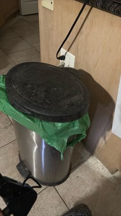 Stainless Steel Step Trash Can