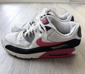 Nike Air Max 90 Retro White Black Men’s Running Sneaker Shoes (Size 13)