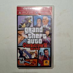 Grand Theft Auto Chinatown Wars Best Hit PSP Playstation Portable
