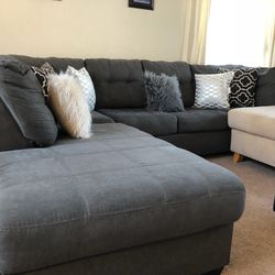 Gray Sectional Great Condition 