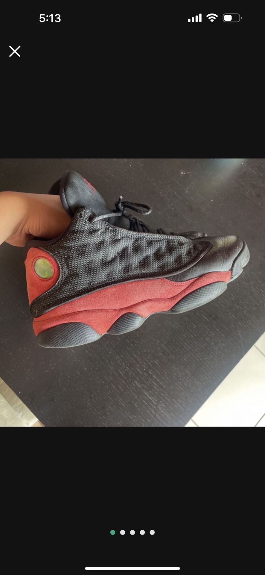 Jordan 13 Bred Size 9.5 (beaters)