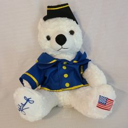 Rush Limbaugh Two If By Tea Ted-Tea Bear Patriotic White Plush The Bear Mill