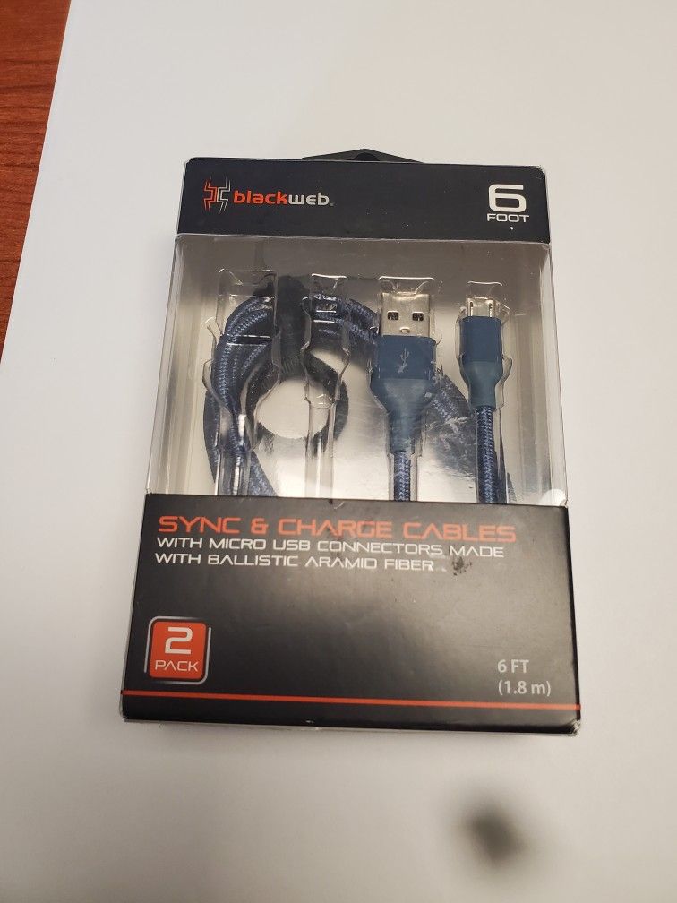 Blackweb Sync And Charge Cables