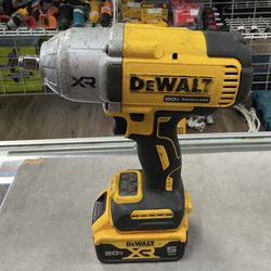 Dewalt 20v Max Cordless 1/2 In. Impact Wrench w/ 5.0 Ah Battery