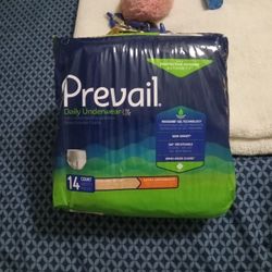 Prevail Adult Pull-ups.  $5.00 Per Pack