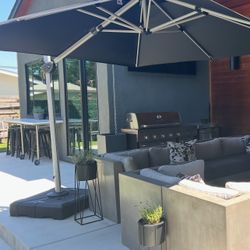 Patio Umbrella With Base 