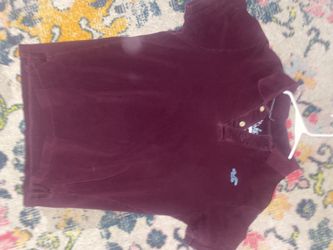 Burgundy Hollister Polo