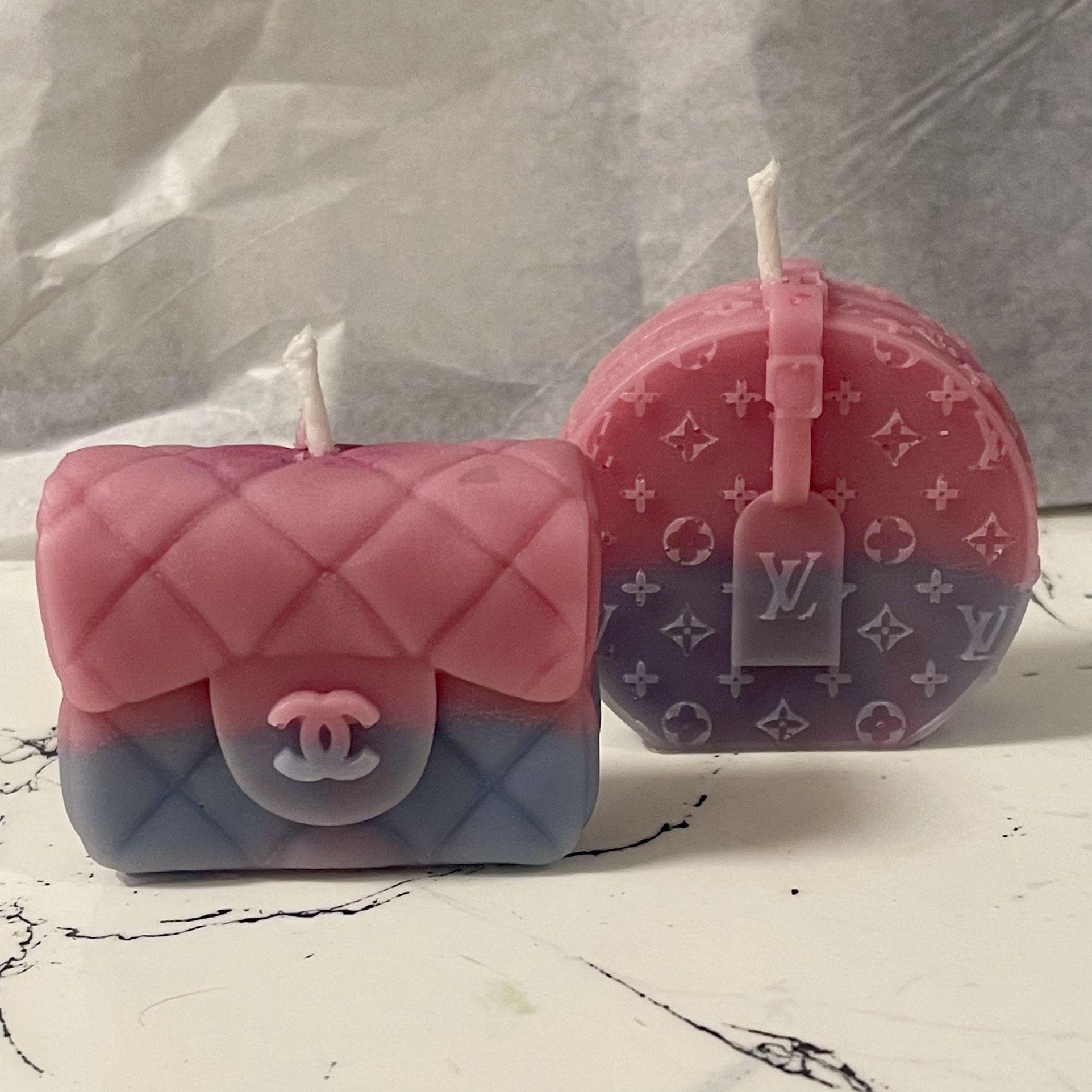 Luxury Purse Candle Set | Circular & Chic Scented Soy Wax Home Decor Cand