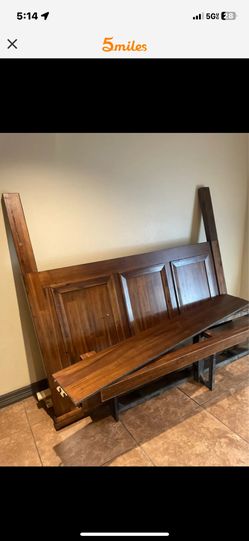 King size bed frame