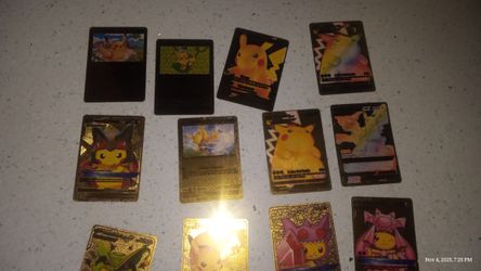 Pokemon Cards Gold