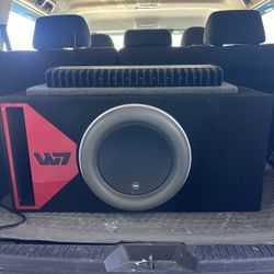 JL W7 12” Inch  Subwoofer With Amp