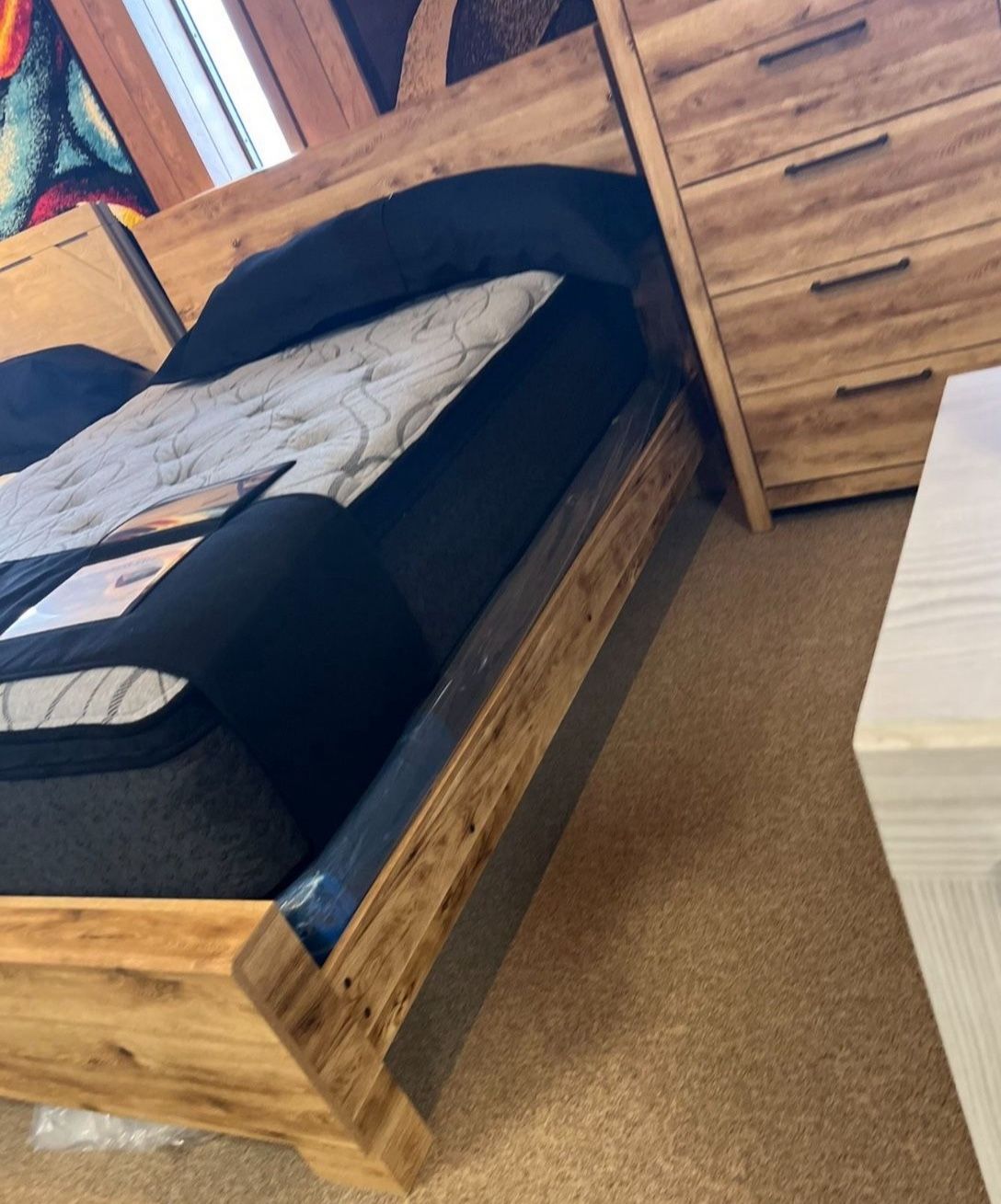 Stylish Rustic Four Piece Bedroom Suite