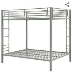 Full size bunkbed silver