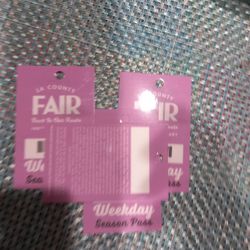 LA County FAIR TIX  (4)+1 