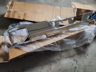 Chrome rear bumper cover