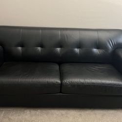 Leather Sleeper Sofa Bed (full)
