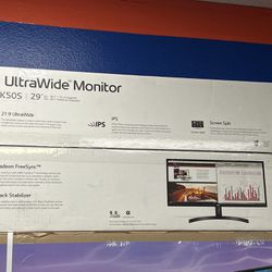 LG 29” ULTRAWIDE Monitor 
