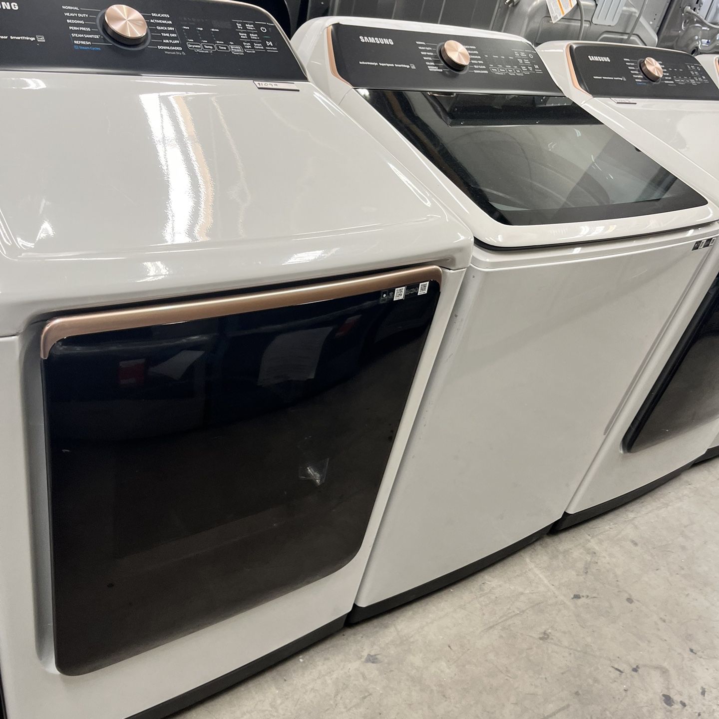 Samsung Set Top Load Washer And Dryer Ivory New