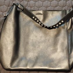 All Saints leather tote