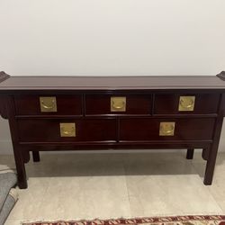 oriental style console table 
