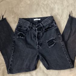 pacsun Darker Washed out ripped jeans sim size 26