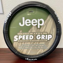 Jeep Speed Grip Elite Series Steering Wheel Cover Carded Pack