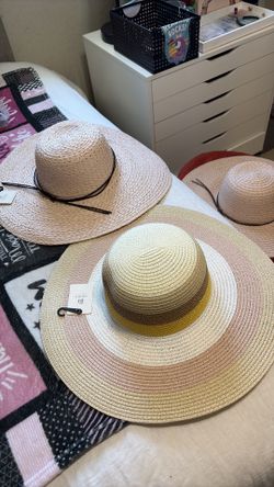 Spring/ Summer hats , New. $5.00 each.