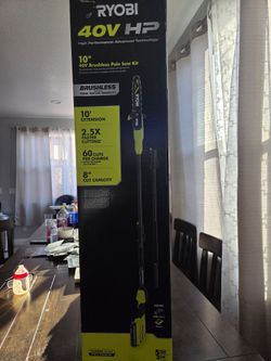 Ryobi 40v 10" pole saw kit