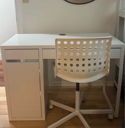 IKEA MICKE DESK AND CHAIR