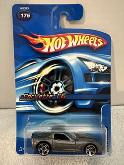 2005 Hot Wheels Collector #175 Corvette C6 Dark Gray 