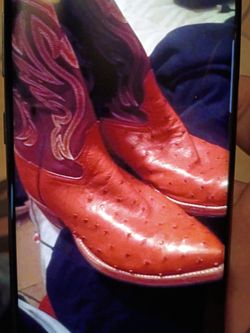 Ostrich boots 10.5