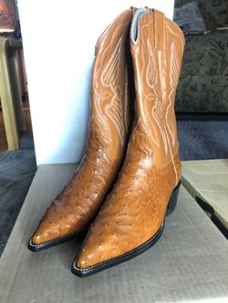 Bota vaquera de Piel de Avestruz