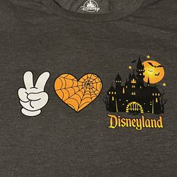 Disney Halloween Charcoal XL T-Shirta