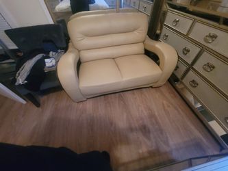 Real Leather 3 Piece Couch, BRAND NEW