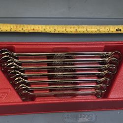 Snap-Tools 7 pc 12-Point SAE Flank DriveR Plus Combination Wrench Set (3/8-3/4") 100th-anniversary collection