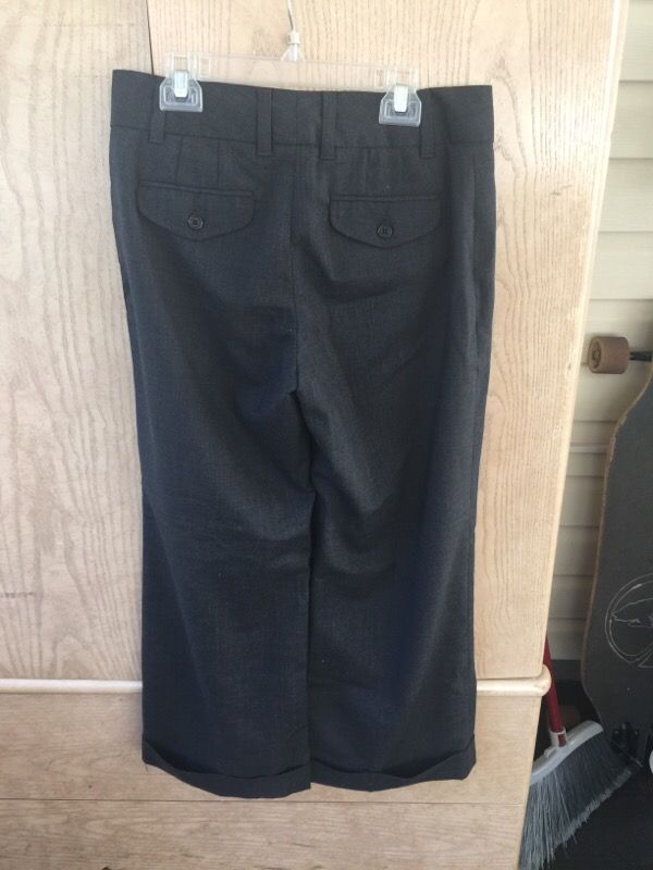 Dark grey slacks