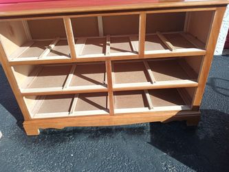 7 Drawer Pine Wood Dresser Only.