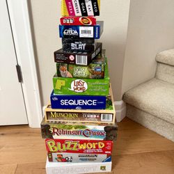 Board Games (sale or  swap) - Munchkin, Sequence, Robinson Crusoe