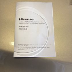 Hisense 8000 BTU DOE 115-Volt Vented Medium Room Smart Portable Air Conditioner Remote Included