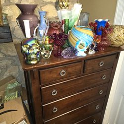 Anything You See That Interest You, Just Ask. The Fish, The Blue and TAn Bowel/Vase And Thegtrrn And Gold Smaller Vase Are Murano