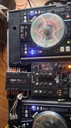 Turn Tables And Pioneer Mixer Up For Sale