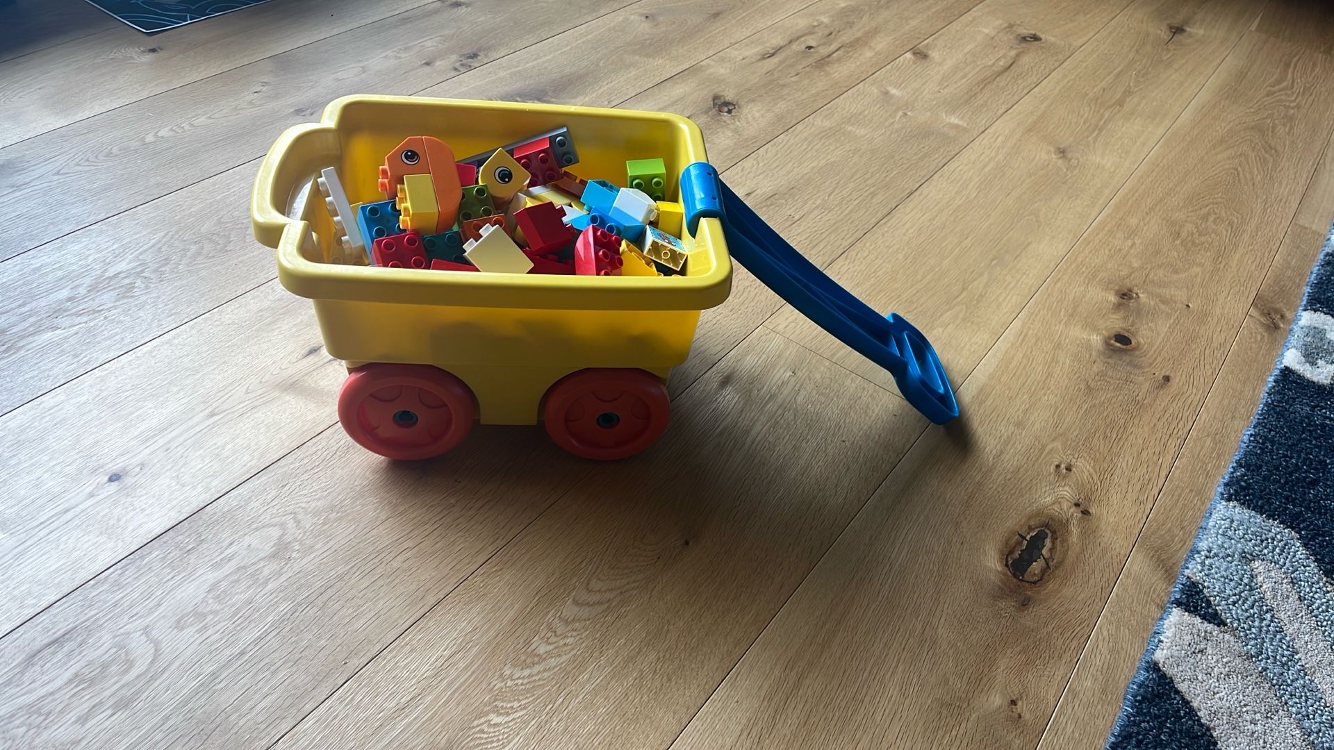 Duplo Lego And Wheel Bin