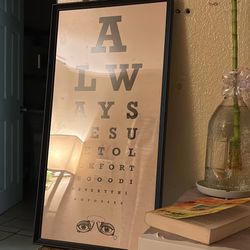 frame with poster Always be sure 